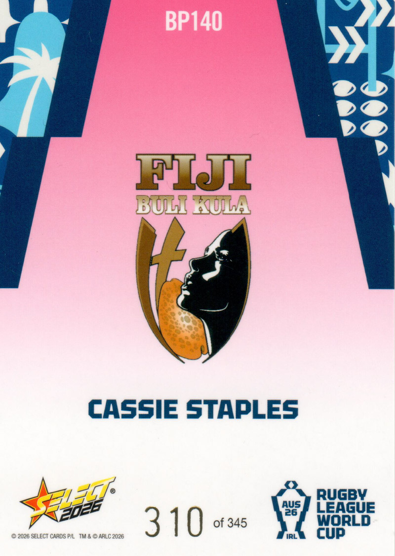 Cassie Staples back