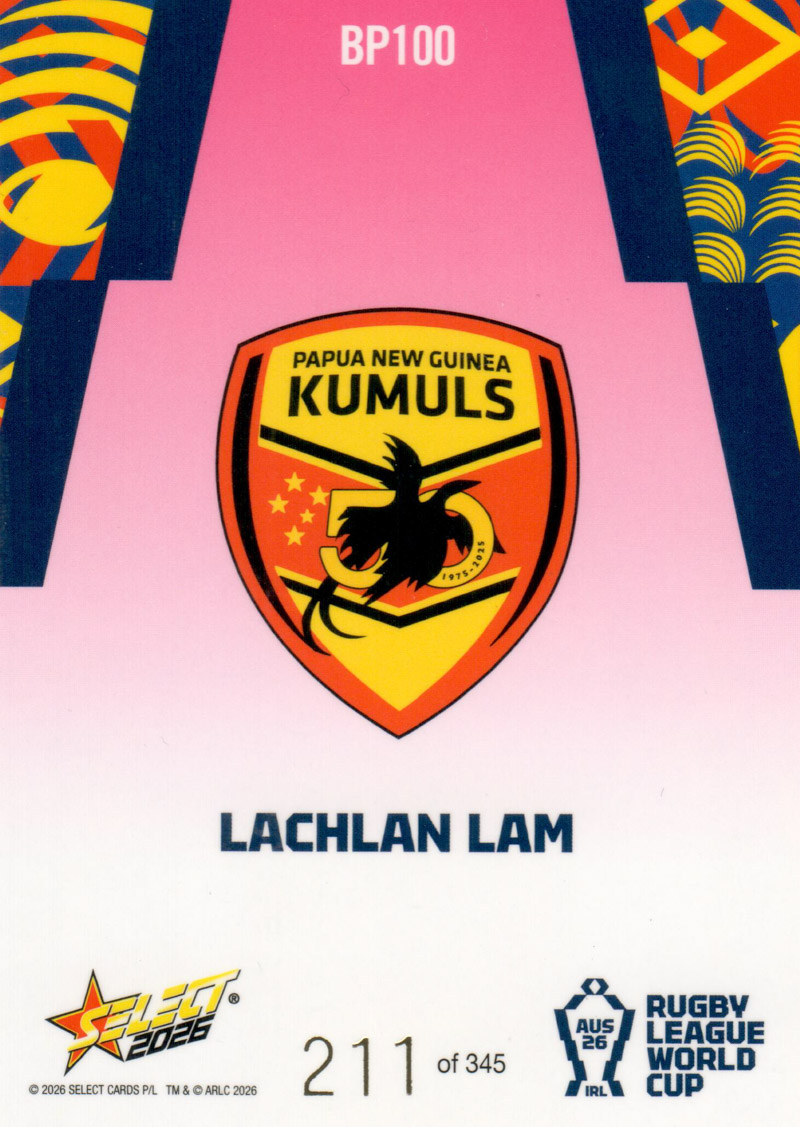 Lachlan Lam back