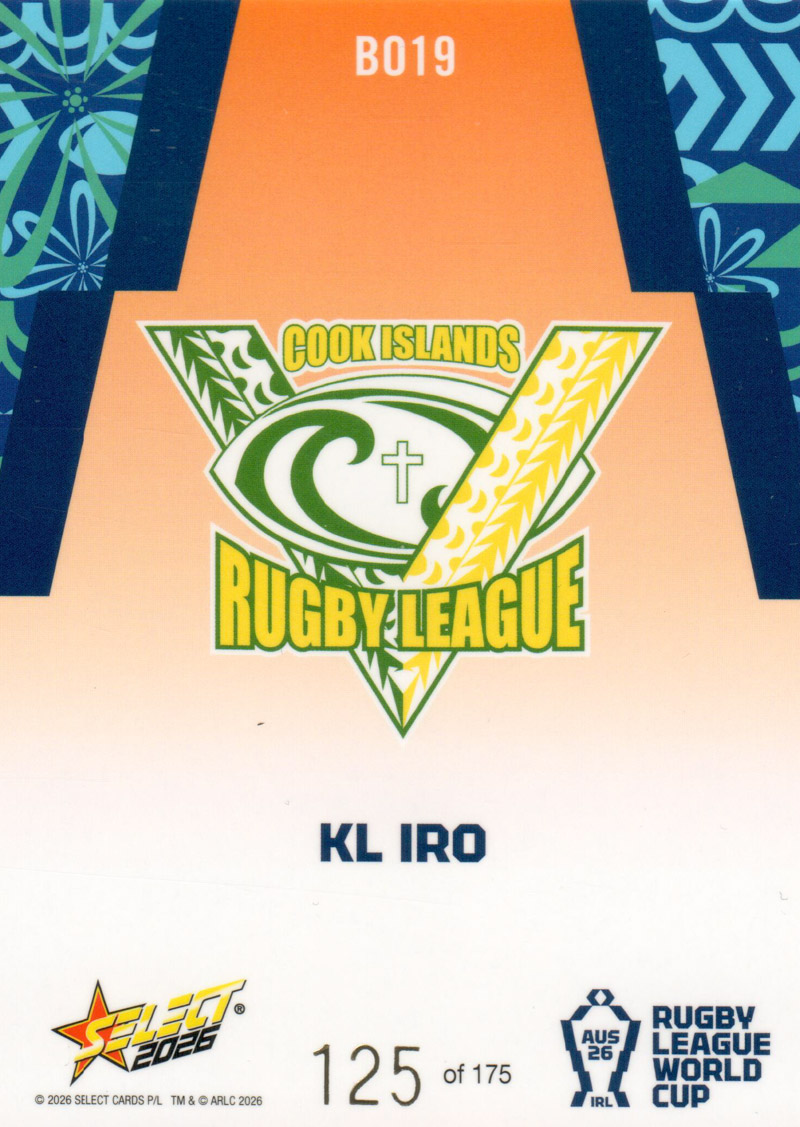 Kl Iro back