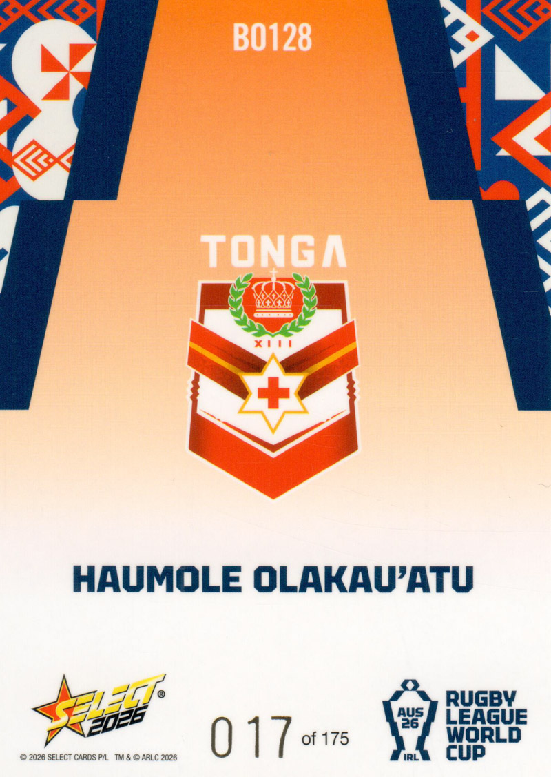 Haumole Olakau'atu back