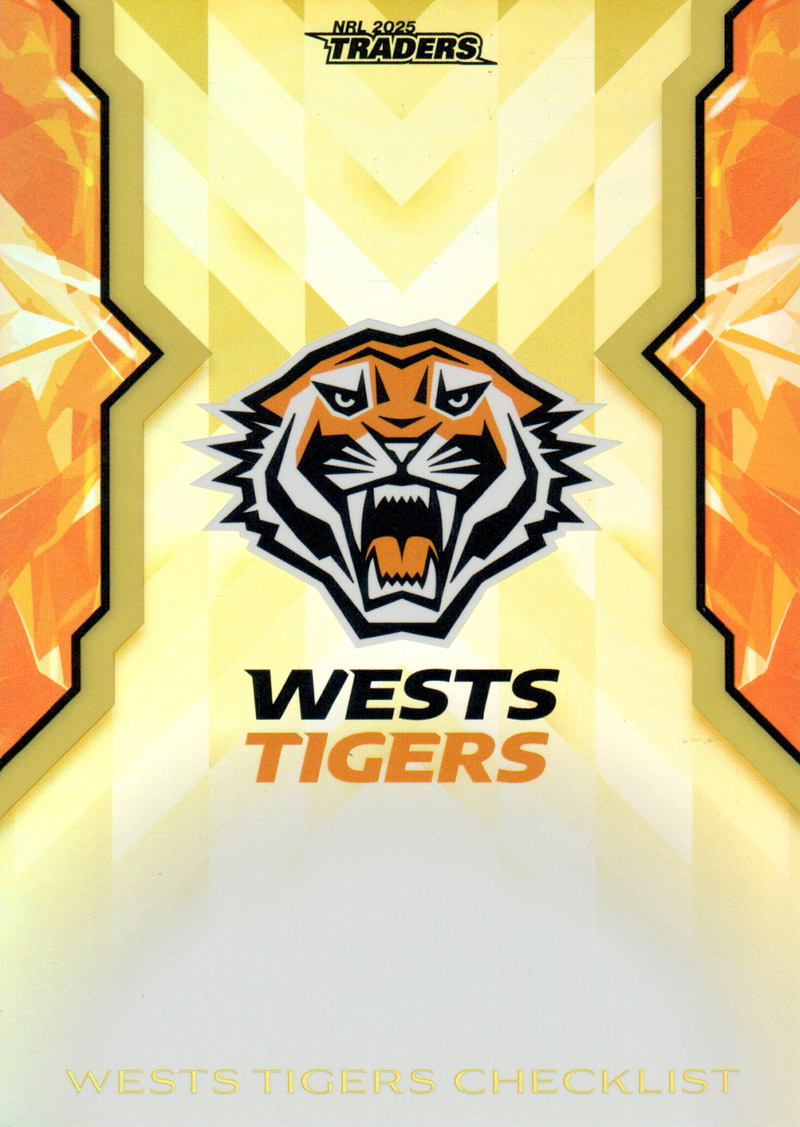 Wests Tigers Checklist