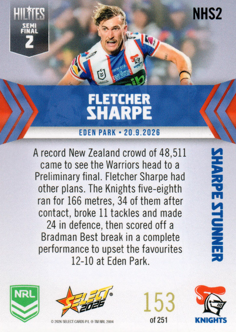 Fletcher Sharpe back