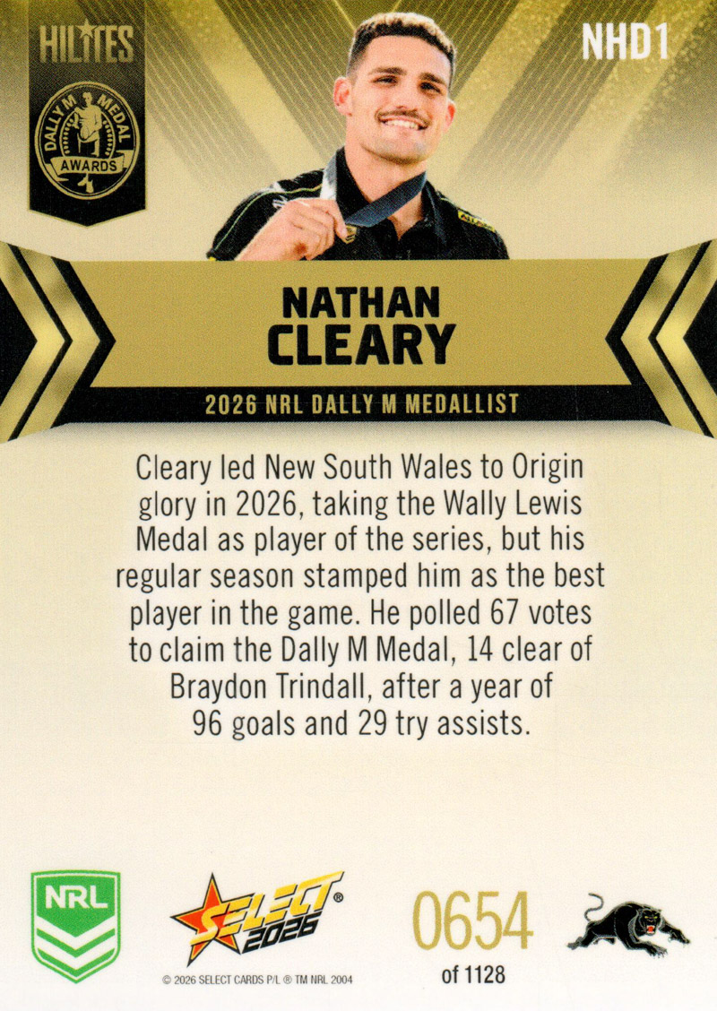 Nathan Cleary back
