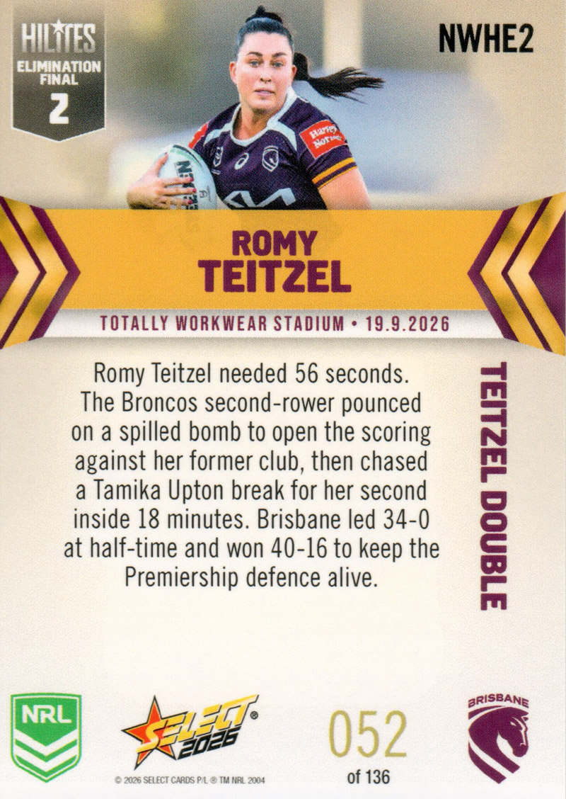 Romy Tietzel back