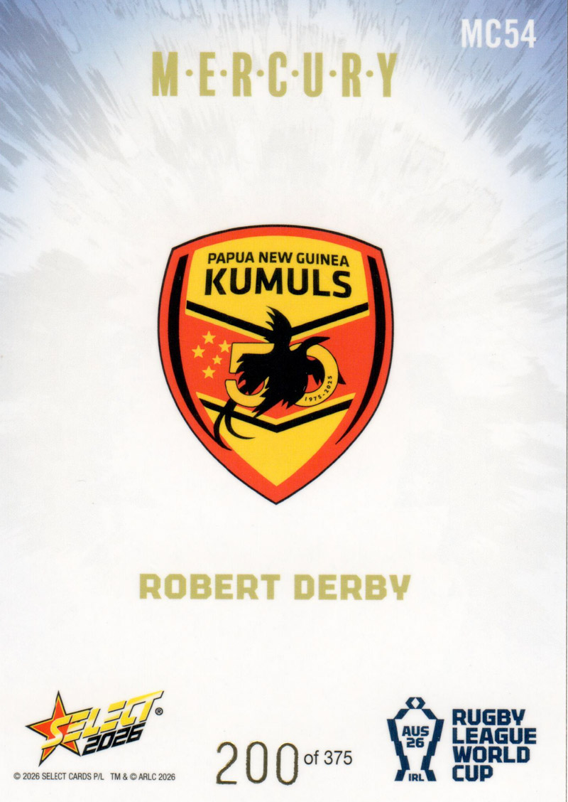 Robert Derby back