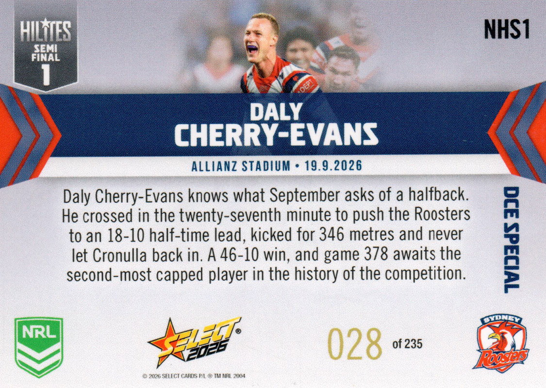 Daly Cherry-Evans back