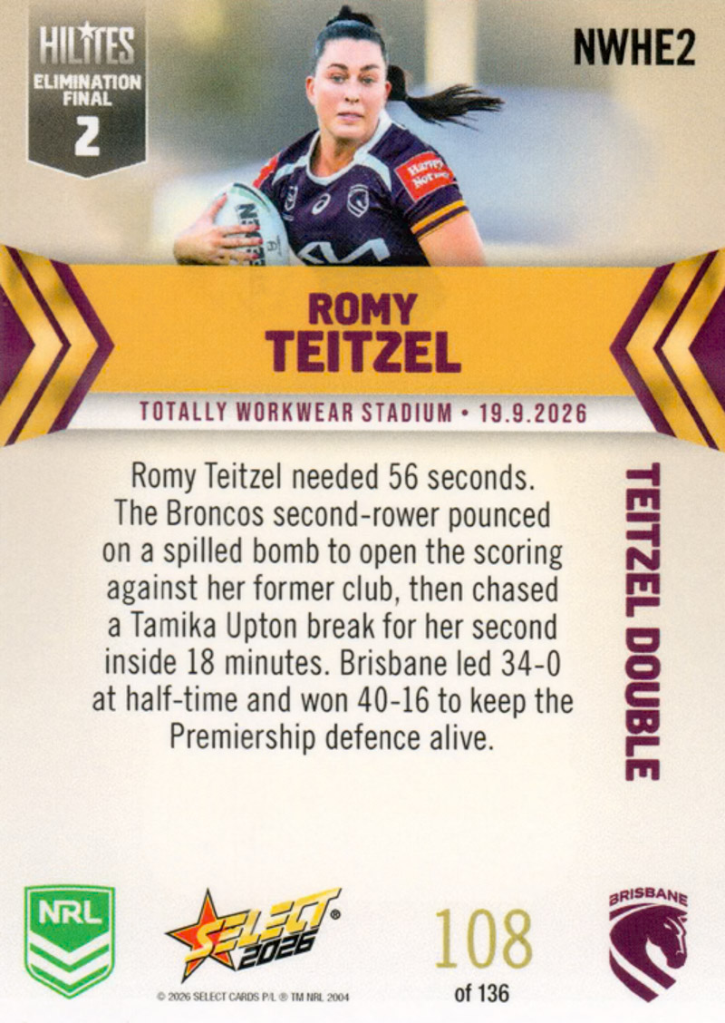 Romy Tietzel back