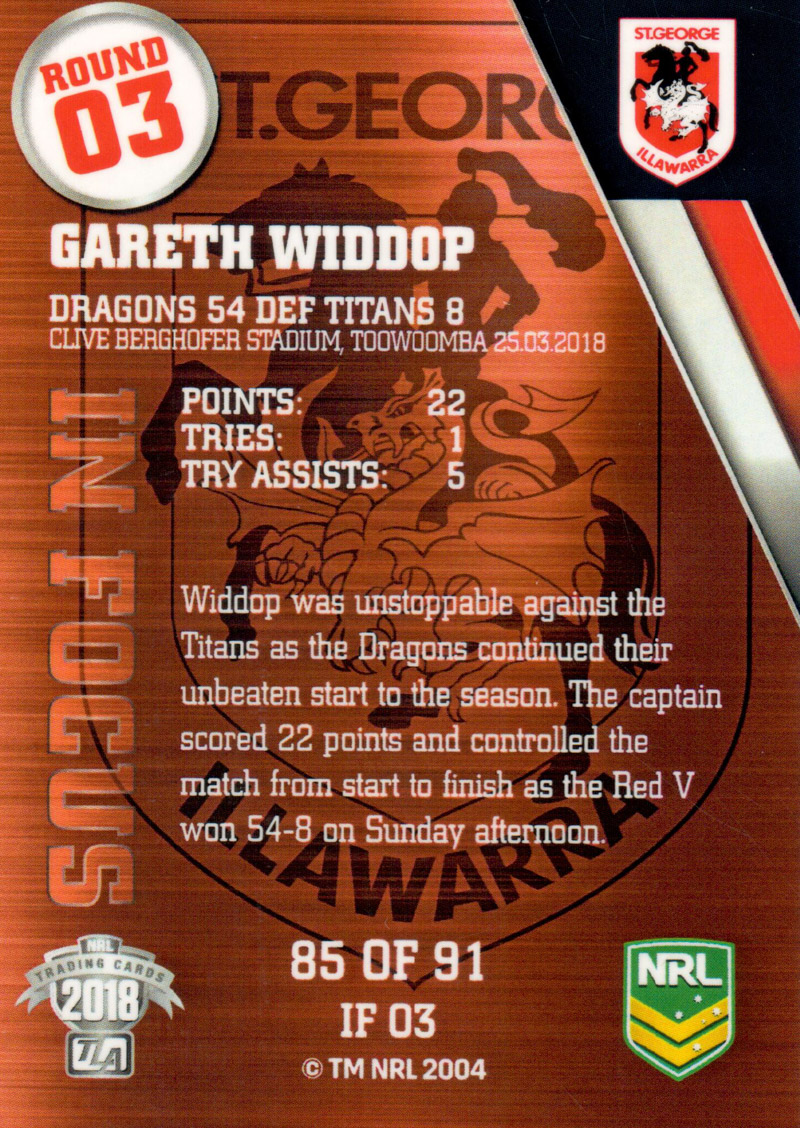 Gareth Widdop back